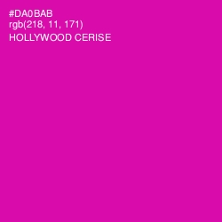 #DA0BAB - Hollywood Cerise Color Image