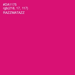 #DA1175 - Razzmatazz Color Image