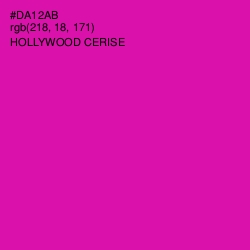 #DA12AB - Hollywood Cerise Color Image