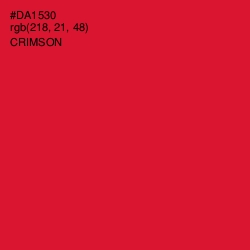 #DA1530 - Crimson Color Image