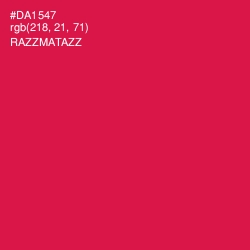 #DA1547 - Razzmatazz Color Image