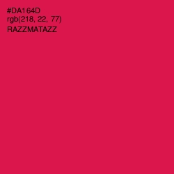 #DA164D - Razzmatazz Color Image