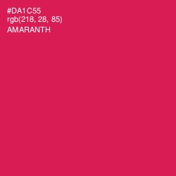 #DA1C55 - Amaranth Color Image