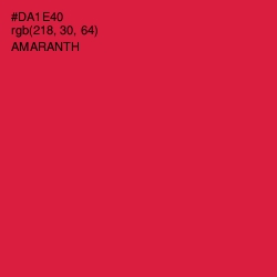 #DA1E40 - Amaranth Color Image