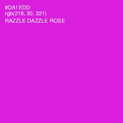 #DA1EDD - Razzle Dazzle Rose Color Image
