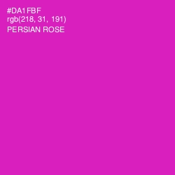 #DA1FBF - Persian Rose Color Image