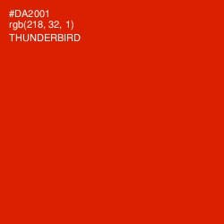 #DA2001 - Thunderbird Color Image