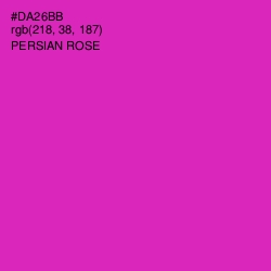 #DA26BB - Persian Rose Color Image