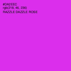 #DA2EEC - Razzle Dazzle Rose Color Image