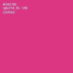 #DA3780 - Cerise Color Image
