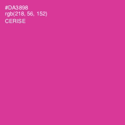 #DA3898 - Cerise Color Image