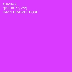 #DA39FF - Razzle Dazzle Rose Color Image