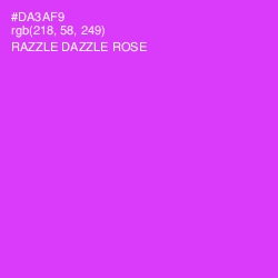 #DA3AF9 - Razzle Dazzle Rose Color Image