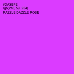 #DA3BFE - Razzle Dazzle Rose Color Image
