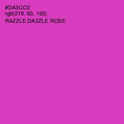 #DA3CC0 - Razzle Dazzle Rose Color Image