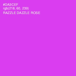 #DA3CEF - Razzle Dazzle Rose Color Image