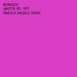 #DA3EC5 - Razzle Dazzle Rose Color Image