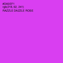 #DA3EF1 - Razzle Dazzle Rose Color Image