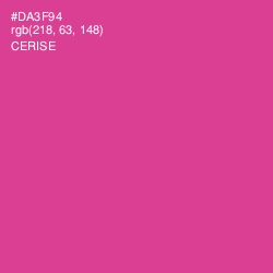 #DA3F94 - Cerise Color Image