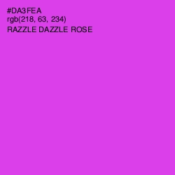 #DA3FEA - Razzle Dazzle Rose Color Image