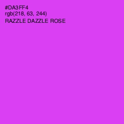 #DA3FF4 - Razzle Dazzle Rose Color Image