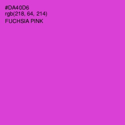 #DA40D6 - Fuchsia Pink Color Image