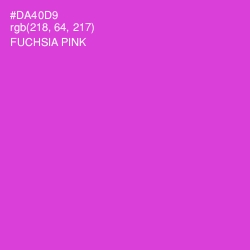 #DA40D9 - Fuchsia Pink Color Image