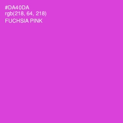 #DA40DA - Fuchsia Pink Color Image