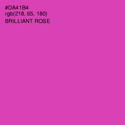 #DA41B4 - Brilliant Rose Color Image