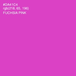 #DA41C4 - Fuchsia Pink Color Image