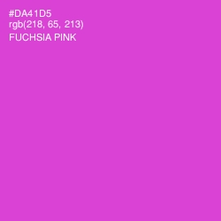 #DA41D5 - Fuchsia Pink Color Image