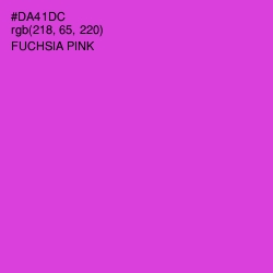 #DA41DC - Fuchsia Pink Color Image