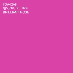 #DA42A8 - Brilliant Rose Color Image