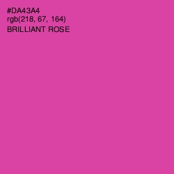 #DA43A4 - Brilliant Rose Color Image