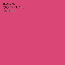 #DA4776 - Cabaret Color Image