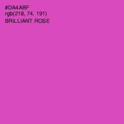 #DA4ABF - Brilliant Rose Color Image