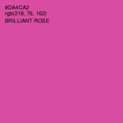 #DA4CA2 - Brilliant Rose Color Image