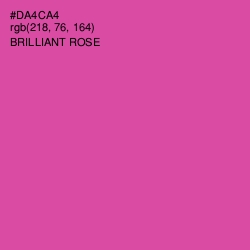 #DA4CA4 - Brilliant Rose Color Image