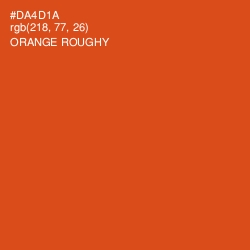 #DA4D1A - Orange Roughy Color Image