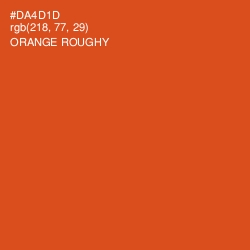 #DA4D1D - Orange Roughy Color Image