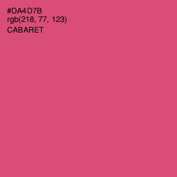 #DA4D7B - Cabaret Color Image