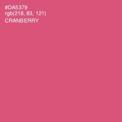 #DA5379 - Cranberry Color Image