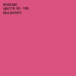 #DA5380 - Mulberry Color Image