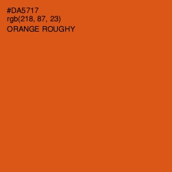 #DA5717 - Orange Roughy Color Image
