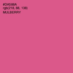 #DA588A - Mulberry Color Image