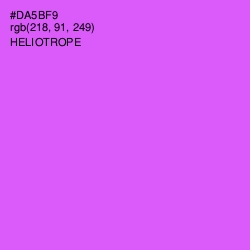 #DA5BF9 - Heliotrope Color Image