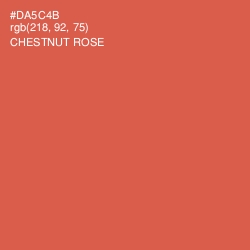 #DA5C4B - Chestnut Rose Color Image