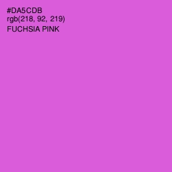 #DA5CDB - Fuchsia Pink Color Image