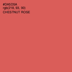 #DA5D5A - Chestnut Rose Color Image