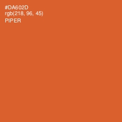 #DA602D - Piper Color Image
